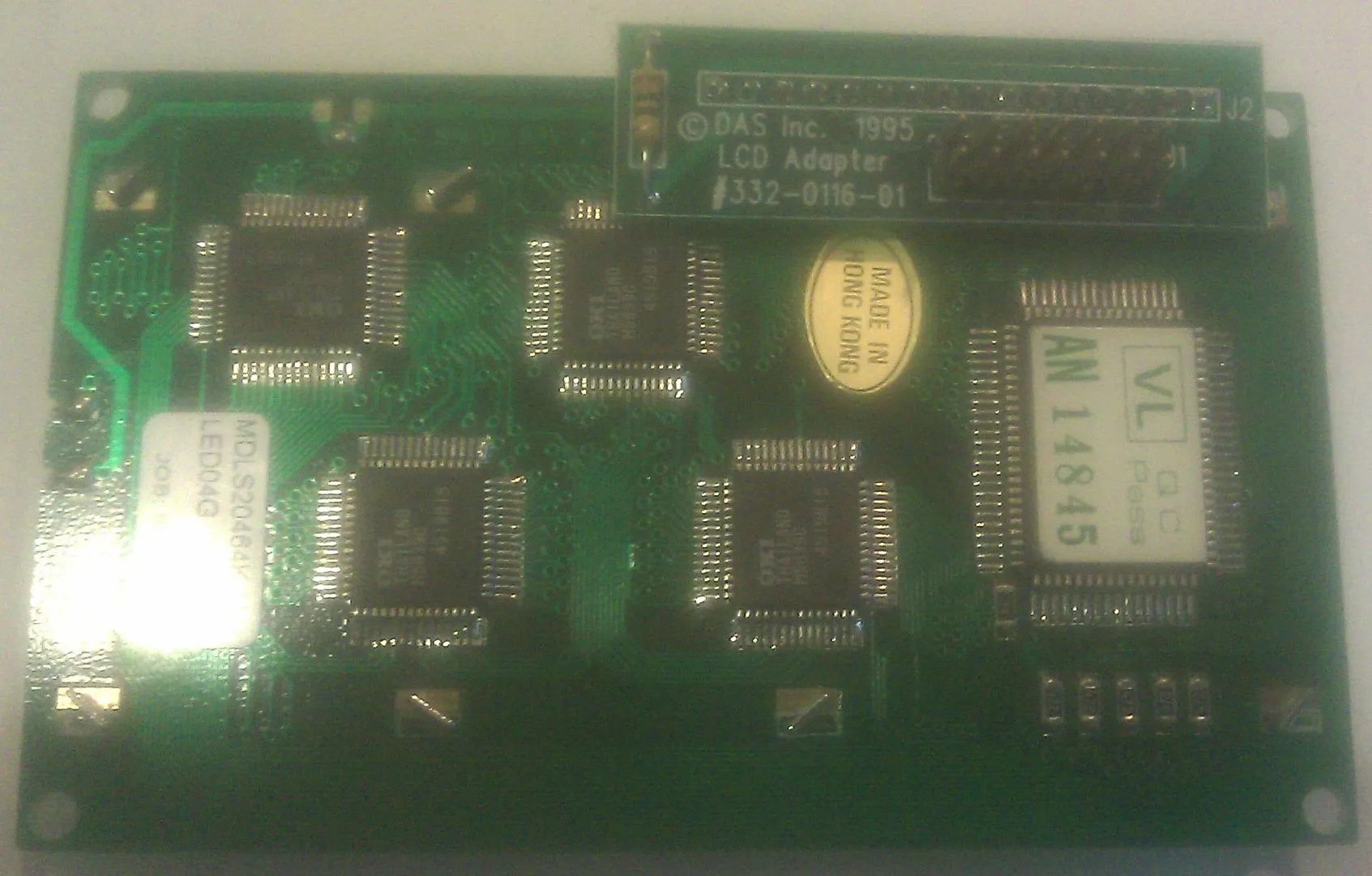 LCD module, back view
